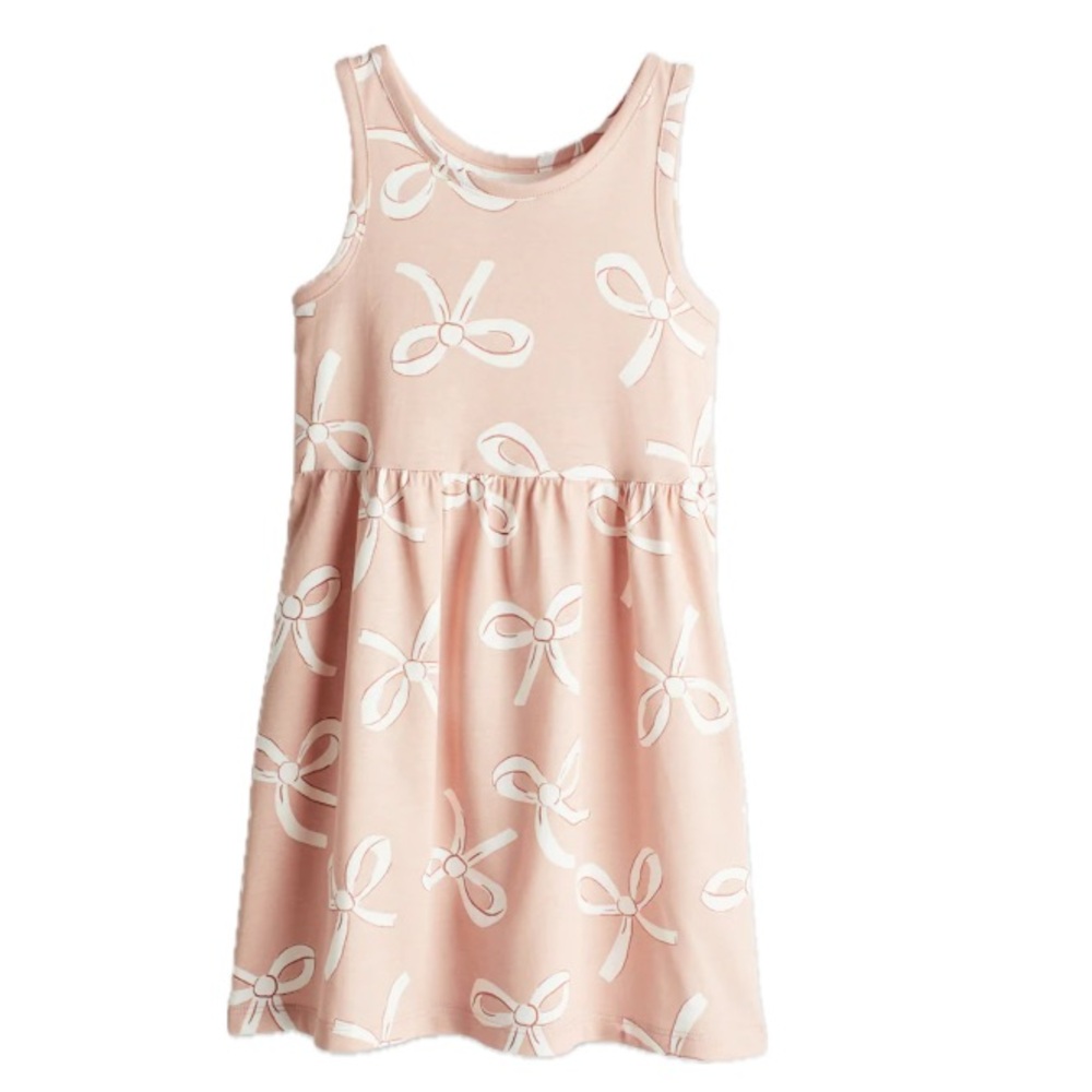 H&M EUC 100% Cotton Precious French Bow Dress